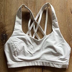 Lululemon white sports bra - size 4
